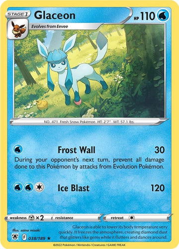 Glaceon [038/189] [Astral Radiance] Reverse Holofoil