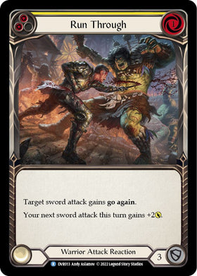 Run Through [DVR013] [Classic Battles: Rhinar vs Dorinthea]