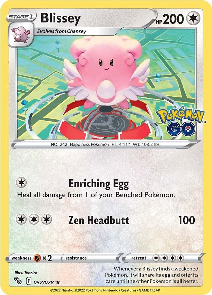 Blissey [052/078] [Pokemon GO] Reverse Holofoil