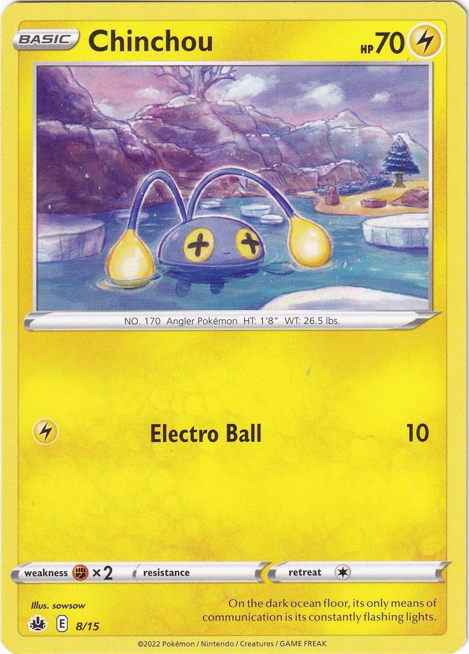 Chinchou - 8/15 [008/015] [McDonald's Promos 2022]