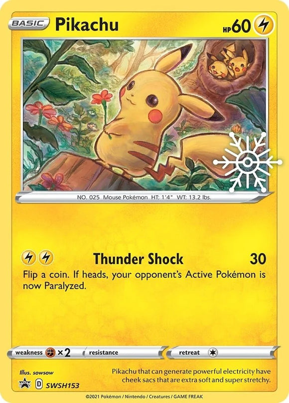 Pikachu (Holiday Calendar) [SWSH153] [Sword & Shield Promo Cards] Holofoil