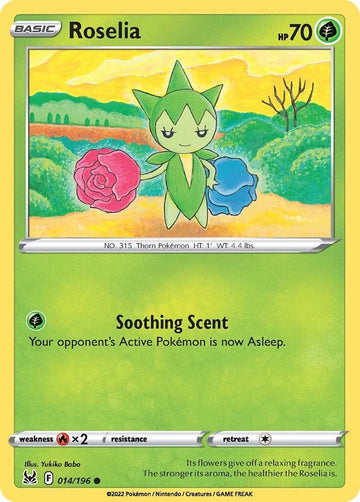 Roselia [014/196] [Lost Origin] Reverse Holofoil