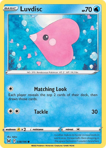 Luvdisc [038/196] [Lost Origin] Reverse Holofoil