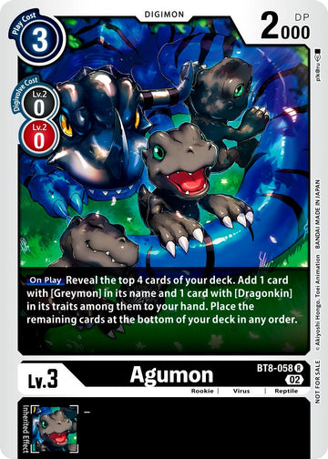 Agumon (Xros Encounter Pre-Release) [BT8-058 R] [New Awakening]