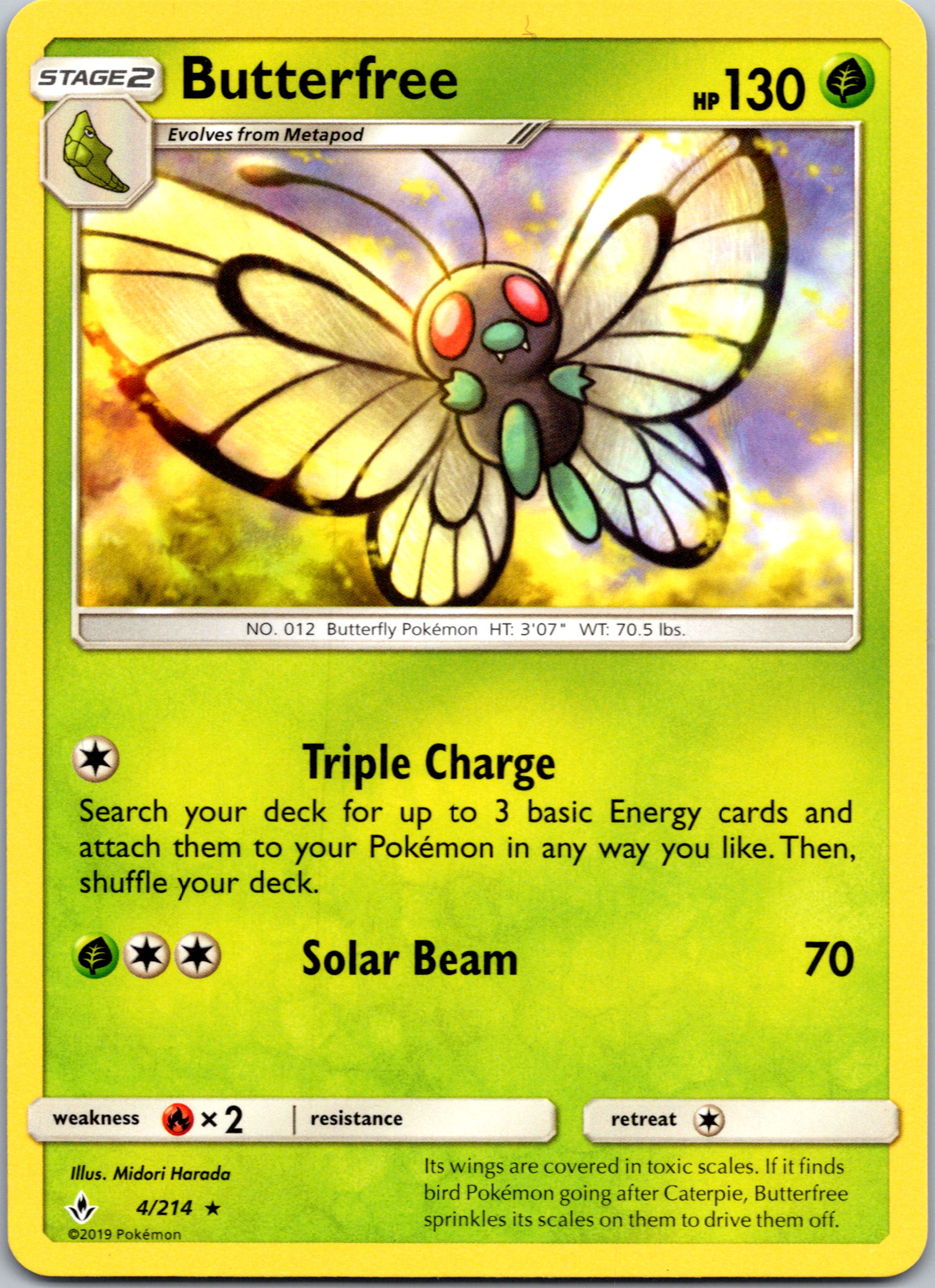 Butterfree (4/214) [Sun & Moon: Unbroken Bonds]