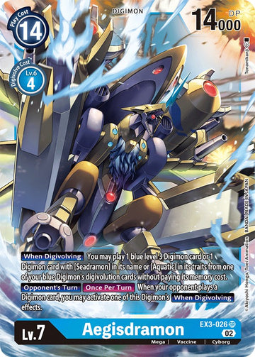 Aegisdramon [EX3-026 SR] [Draconic Roar] Foil