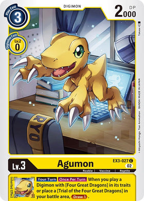 Agumon [EX3-027] [Draconic Roar] Normal