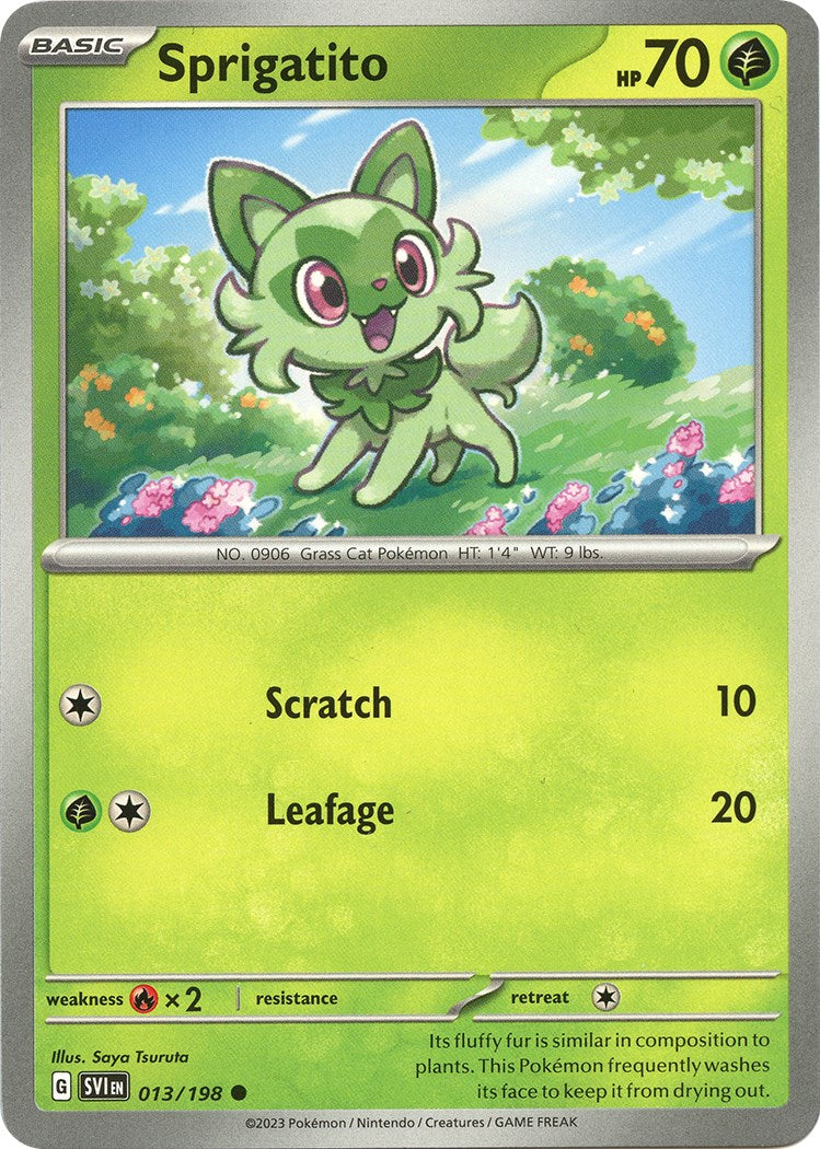 Sprigatito [013/198] [Scarlet & Violet Base Set] Reverse Holofoil