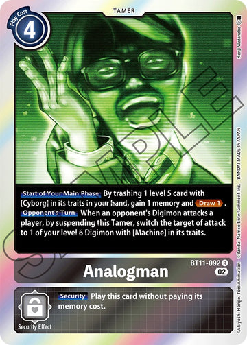 Analogman [BT11-092 R] [Dimensional Phase] Foil