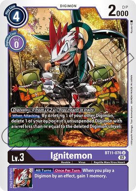 Ignitemon [BT11-076 U] [Dimensional Phase] Foil