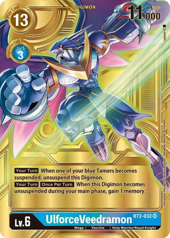 UlforceVeedramon - BT2-032 (Alternate Art) [BT2-032 SR] [Dimensional Phase] Foil