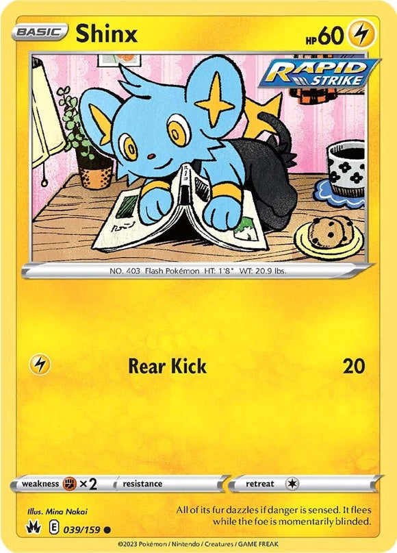 Shinx (39) [039/159] [Crown Zenith] Reverse Holofoil