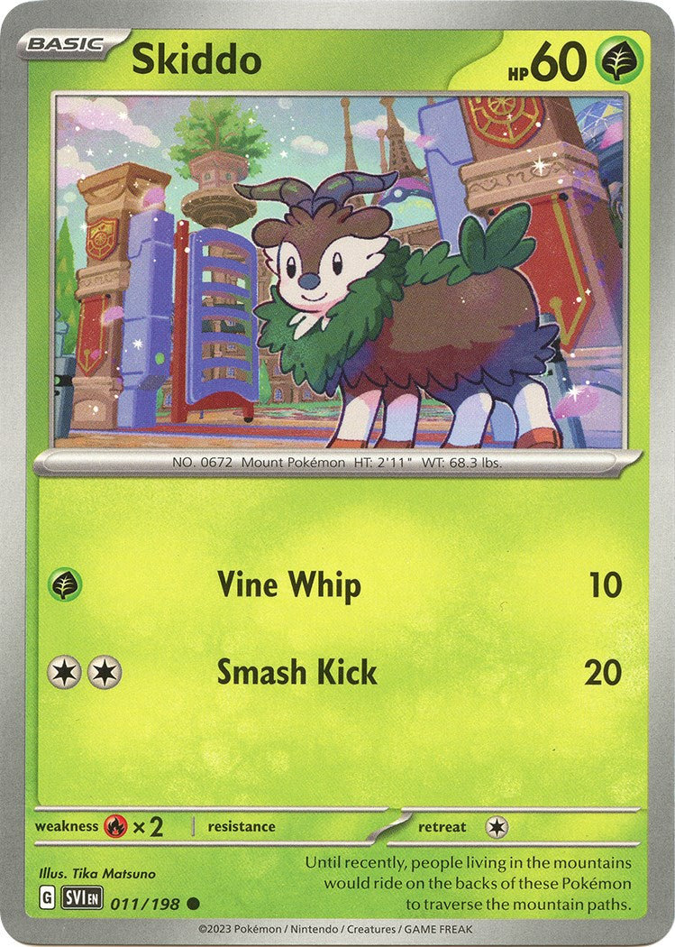 Skiddo [011/198] [Scarlet & Violet Base Set] Reverse Holofoil