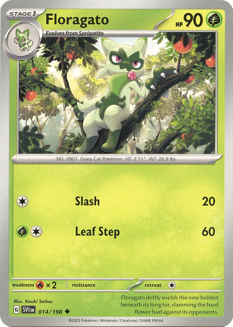 Floragato [014/198] [Scarlet & Violet Base Set] Reverse Holofoil