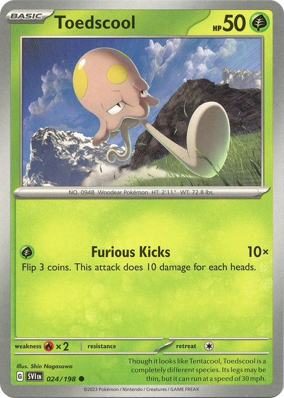 Toedscool - 024/198 [024/198] [Scarlet & Violet Base Set] Reverse Holofoil