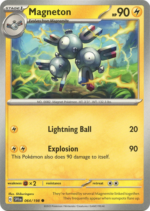 Magneton [064/198] [Scarlet & Violet Base Set] Reverse Holofoil