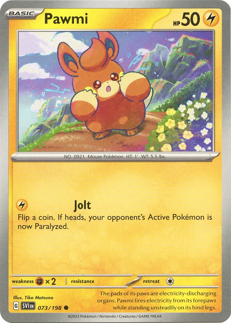 Pawmi - 073/198 [073/198] [Scarlet & Violet Base Set] Reverse Holofoil