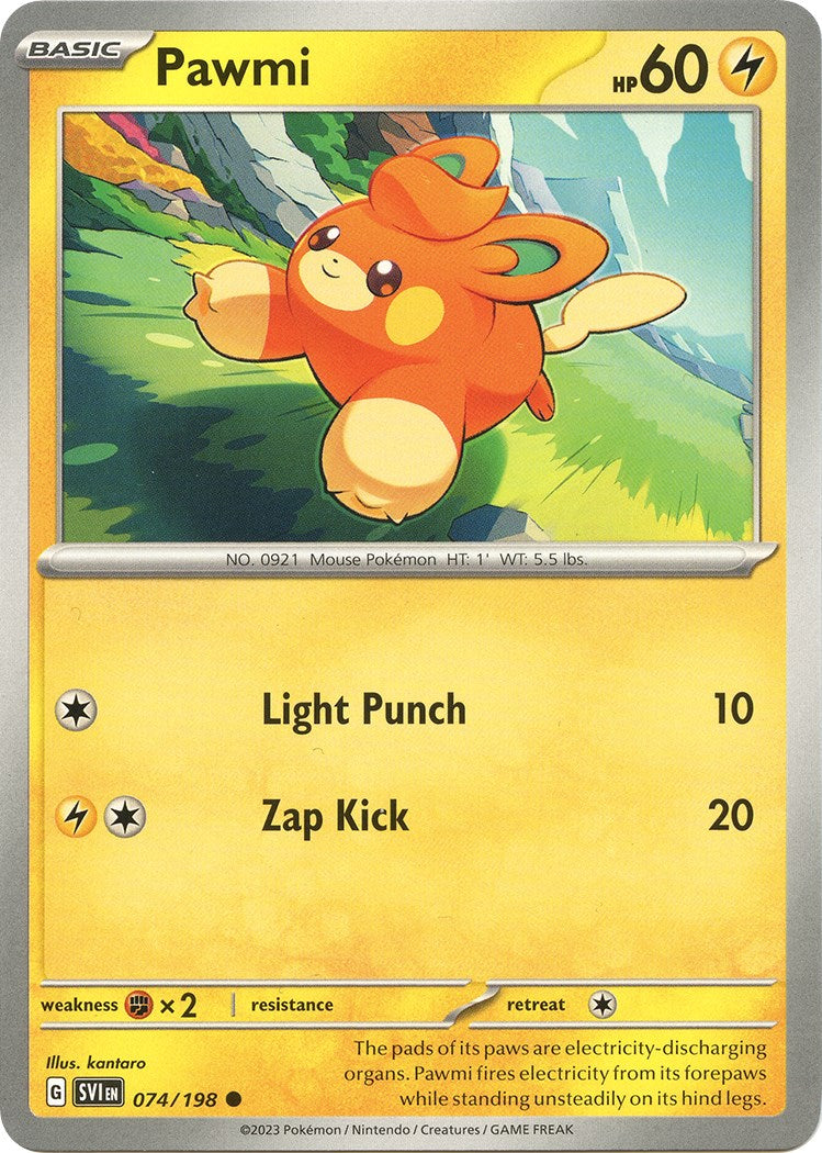 Pawmi - 074/198 [074/198] [Scarlet & Violet Base Set] Reverse Holofoil