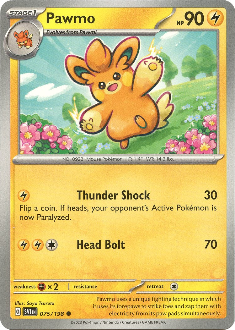 Pawmo [075/198] [Scarlet & Violet Base Set] Reverse Holofoil