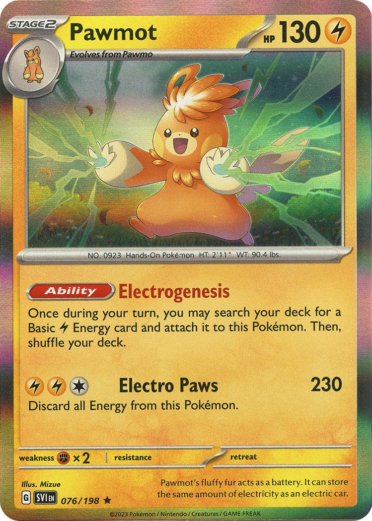 Pawmot - 076/198 [076/198] [Scarlet & Violet Base Set] Reverse Holofoil