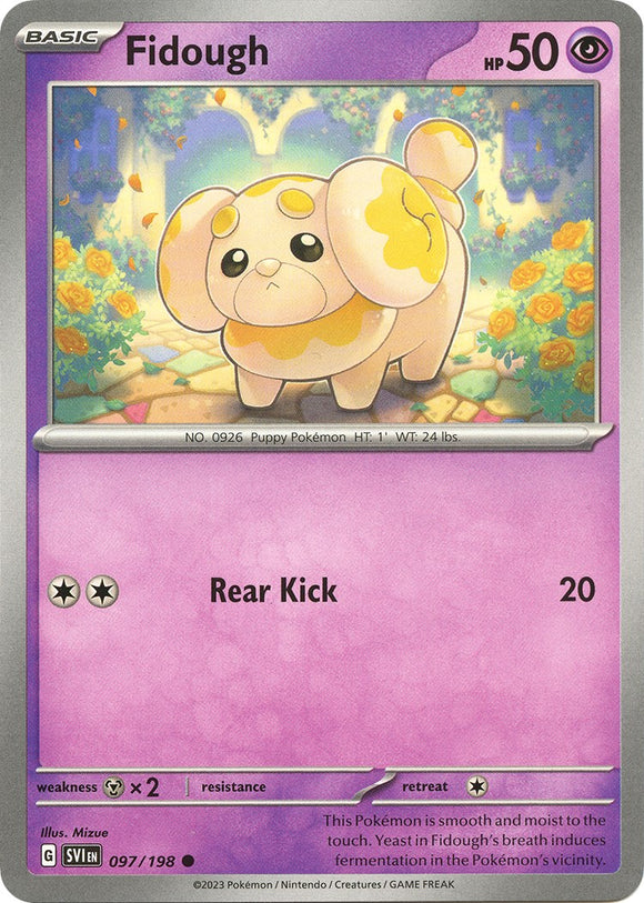 Fidough - 097/198 [097/198] [Scarlet & Violet Base Set] Reverse Holofoil