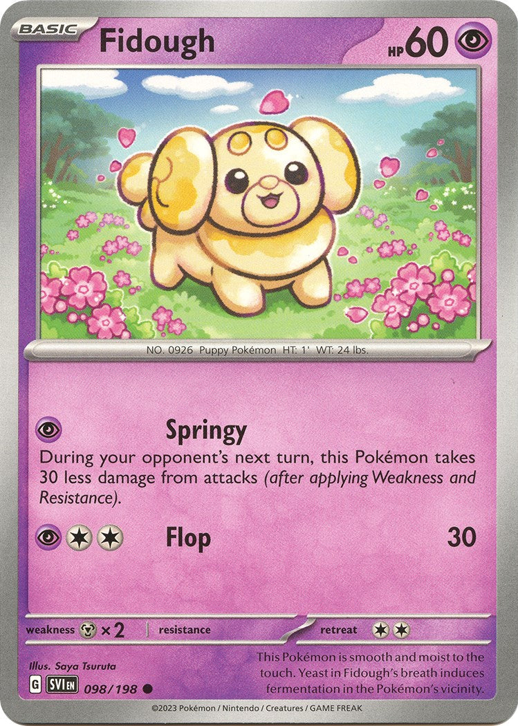 Fidough - 098/198 [098/198] [Scarlet & Violet Base Set] Reverse Holofoil