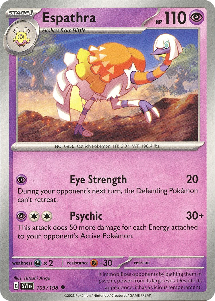 Espathra [103/198] [Scarlet & Violet Base Set] Reverse Holofoil