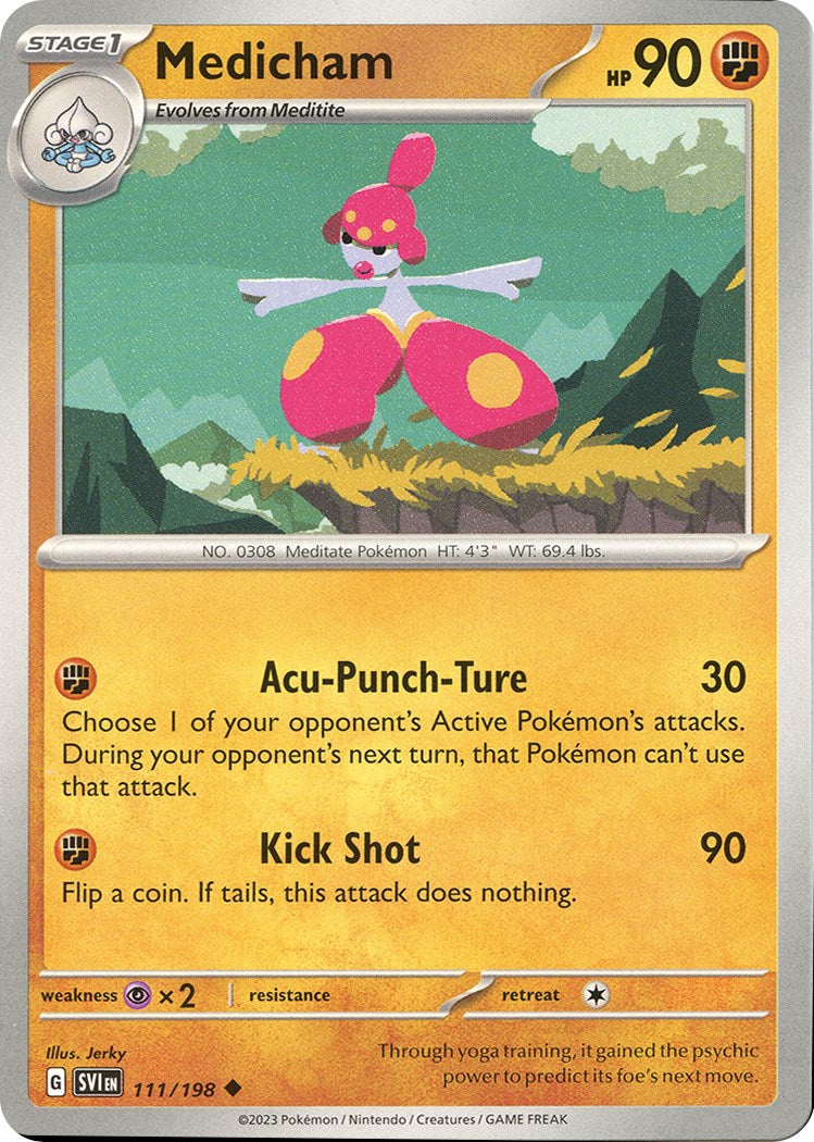 Medicham - 111/198 [111/198] [Scarlet & Violet Base Set] Reverse Holofoil