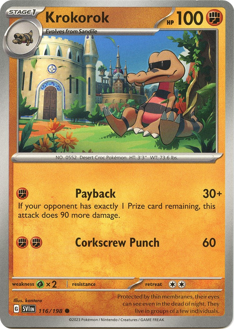 Krokorok [116/198] [Scarlet & Violet Base Set] Reverse Holofoil
