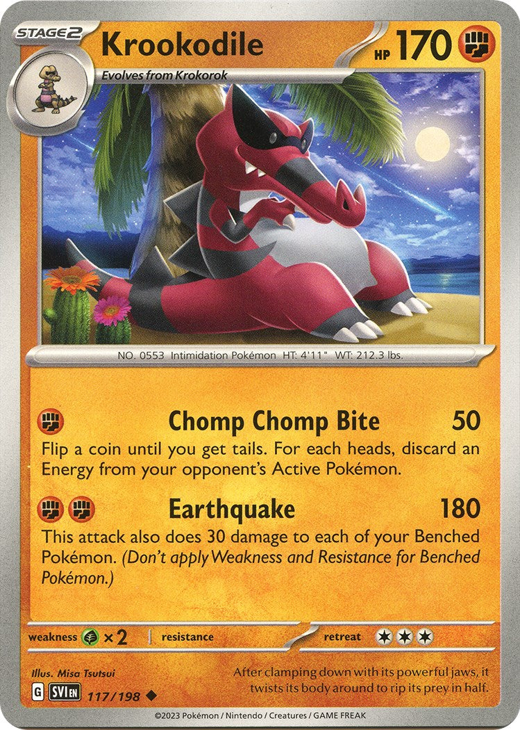 Krookodile [117/198] [Scarlet & Violet Base Set] Reverse Holofoil