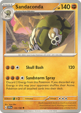 Sandaconda [120/198] [Scarlet & Violet Base Set] Reverse Holofoil
