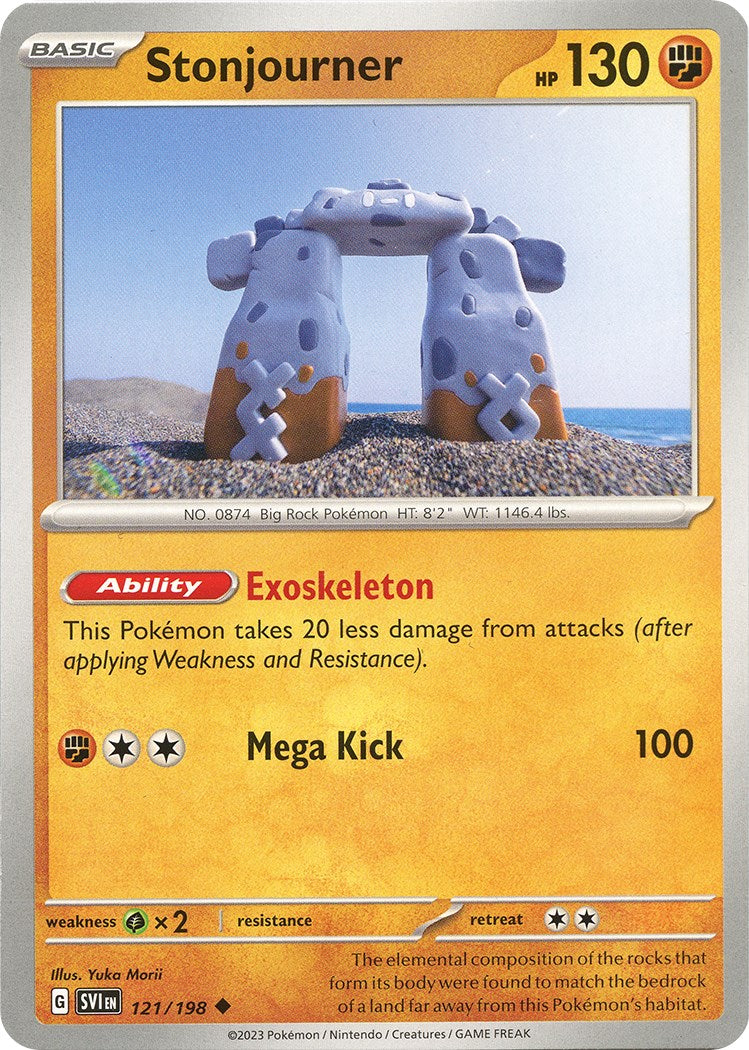 Stonjourner [121/198] [Scarlet & Violet Base Set] Reverse Holofoil