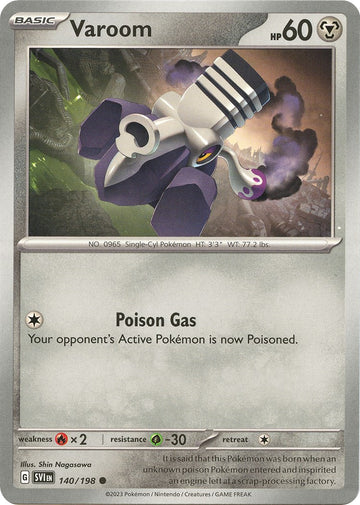 Varoom - 140/198 [140/198] [Scarlet & Violet Base Set] Reverse Holofoil