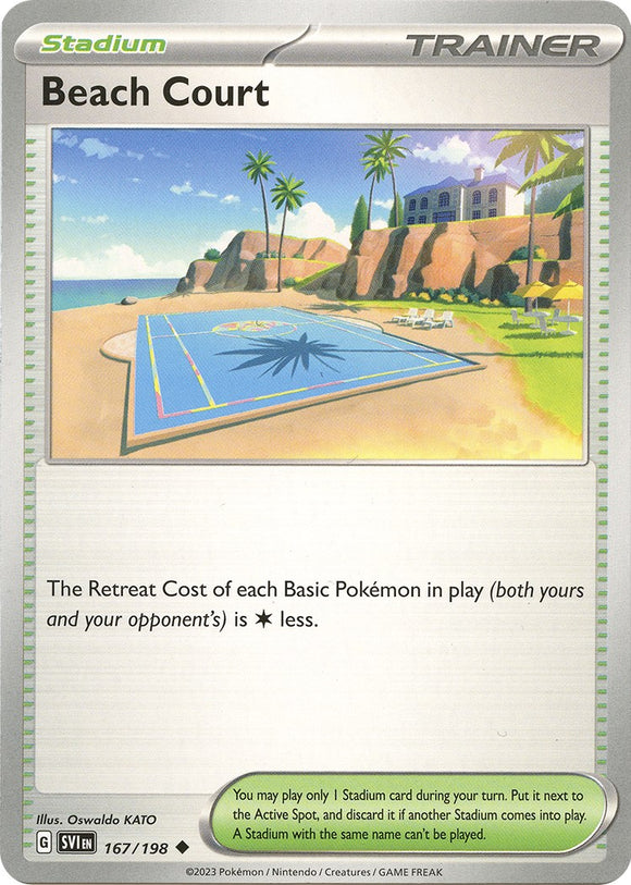 Beach Court [167/198] [Scarlet & Violet Base Set] Reverse Holofoil