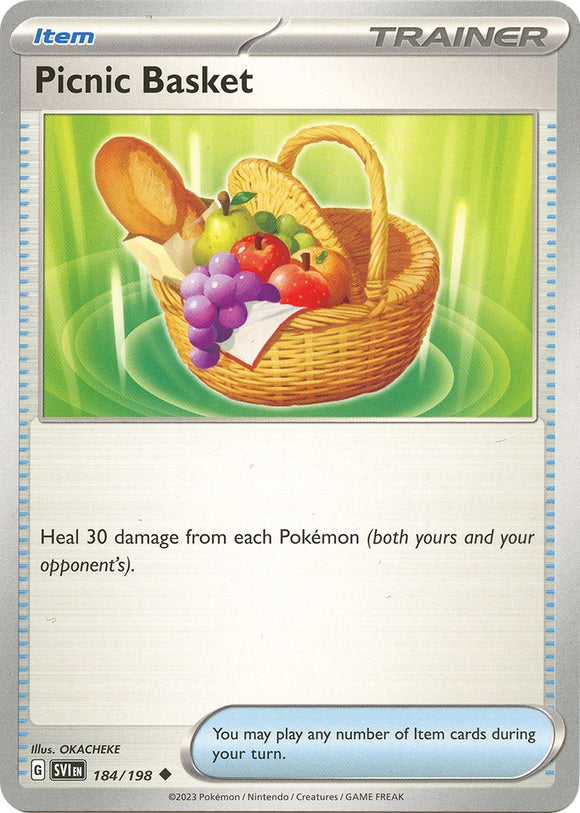 Picnic Basket [184/198] [Scarlet & Violet Base Set] Reverse Holofoil
