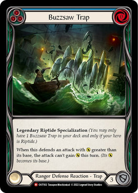 Buzzsaw Trap [OUT102] [Outsiders] Rainbow Foil