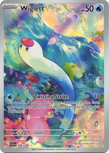 Wiglett - 206/198 [206] - (SV01 Scarlet & Violet Base Set) Holofoil