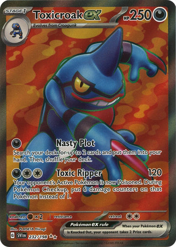 Toxicroak ex - 232/198 [232] - (SV01 Scarlet & Violet Base Set) Holofoil