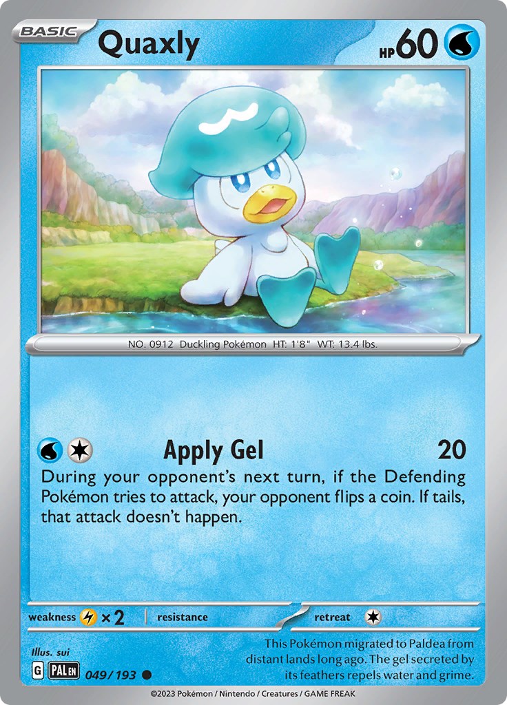 Quaxly - 049/193 [049/193] [Paldea Evolved]
