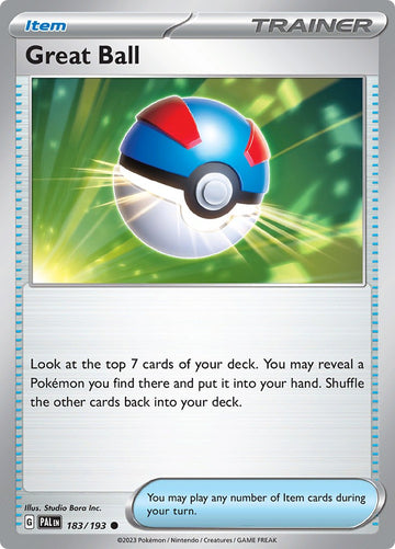 Great Ball [183/193] [Paldea Evolved]