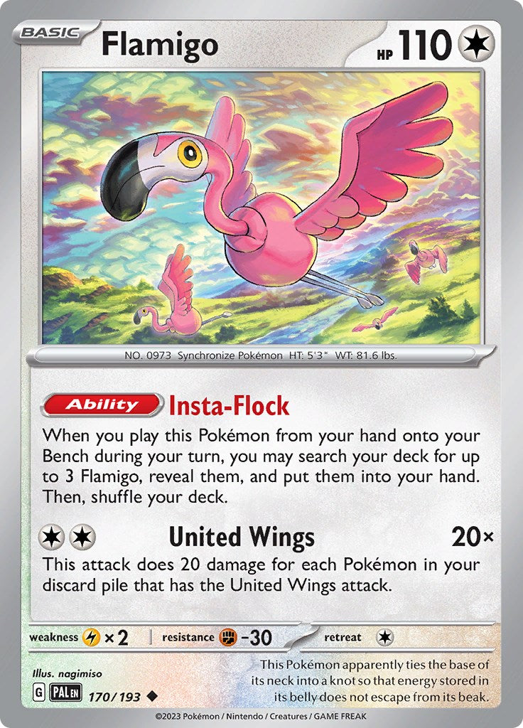 Flamigo [170/193] [Paldea Evolved] Reverse Holofoil