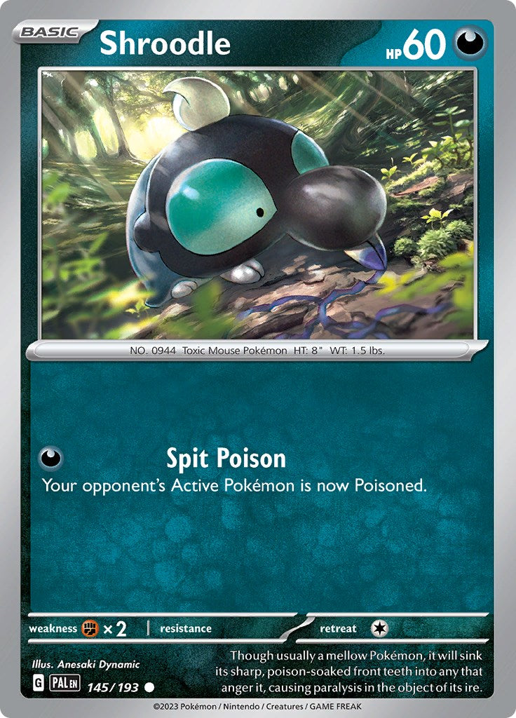 Shroodle - 145/193 [145/193] [Paldea Evolved]