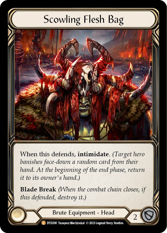 Scowling Flesh Bag [DTD200] [Dusk till Dawn] Cold Foil