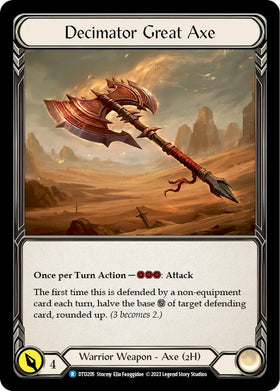 Decimator Great Axe [DTD205] [Dusk till Dawn] Cold Foil