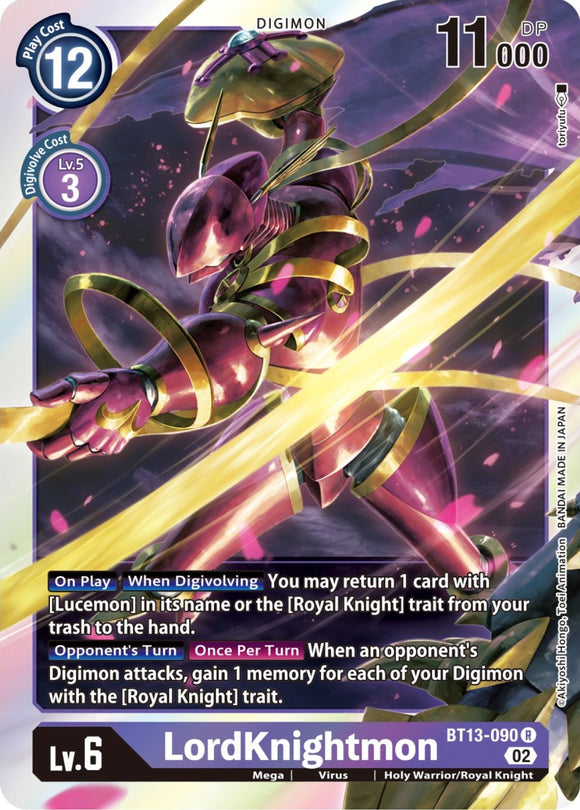 LordKnightmon [BT13-090 R] [Versus Royal Knights] Foil