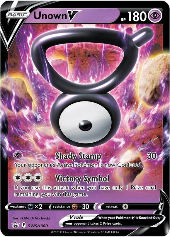 Unown V [SWSH300] [Sword & Shield Promo Cards] Holofoil