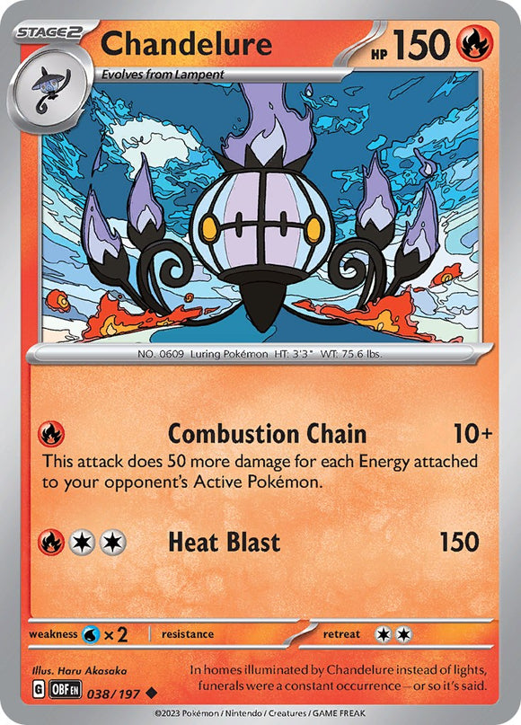 Chandelure (038/197) [Scarlet & Violet: Obsidian Flames]