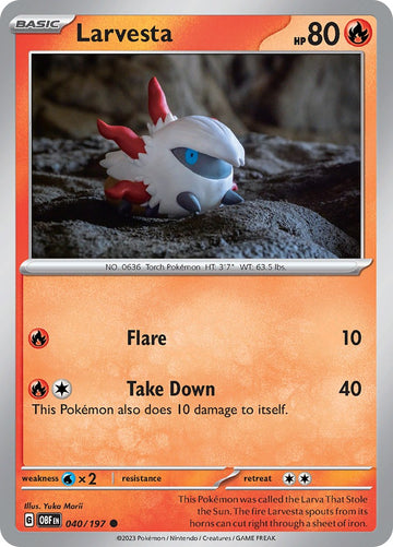 Larvesta [040/197] [Obsidian Flames]