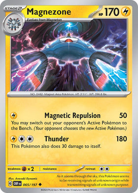 Magnezone [065/197] [Obsidian Flames] Reverse Holofoil
