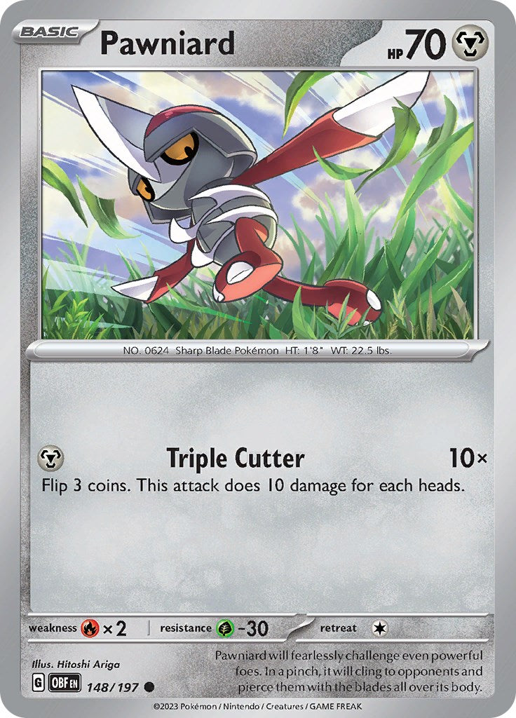 Pawniard [148/197] [Obsidian Flames] Reverse Holofoil